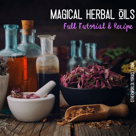 Magical oils reciles